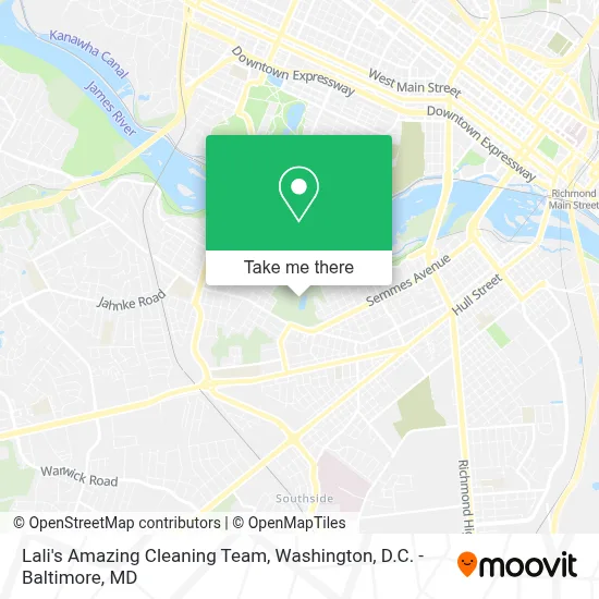 Lali's Amazing Cleaning Team map