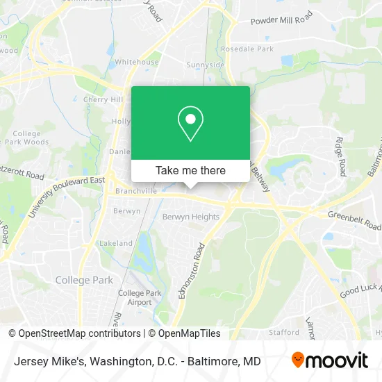Jersey Mike's map