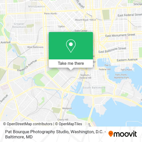 Pat Bourque Photography Studio map