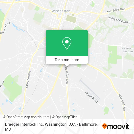 Draeger Interlock Inc map