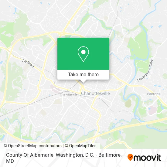 County Of Albemarle map