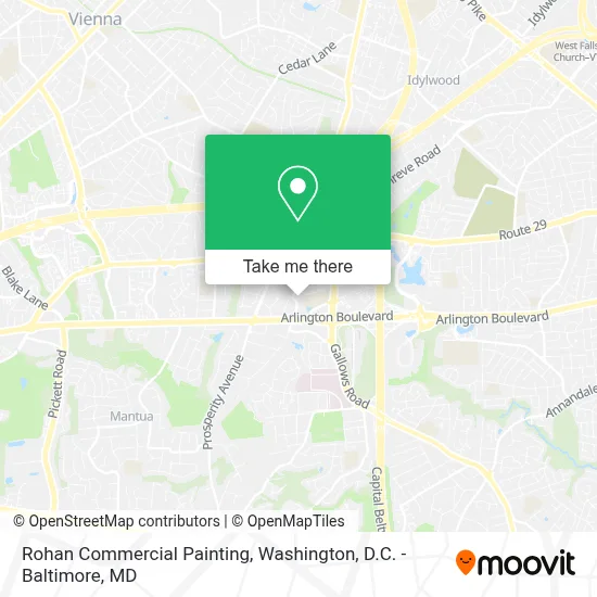 Rohan Commercial Painting map