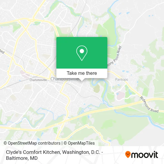 Clyde's Comfort Kitchen map