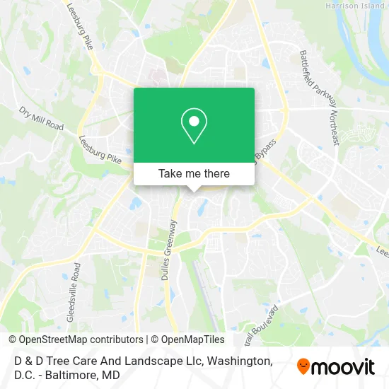 D & D Tree Care And Landscape Llc map