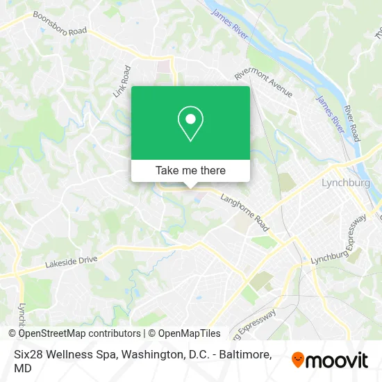 Six28 Wellness Spa map
