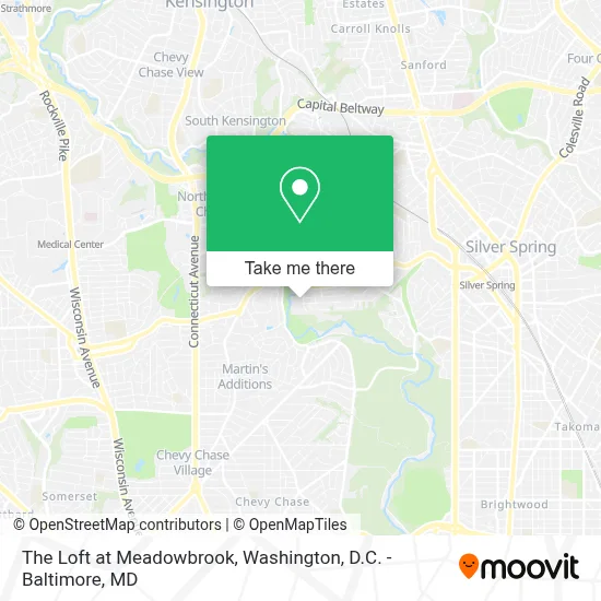 The Loft at Meadowbrook map