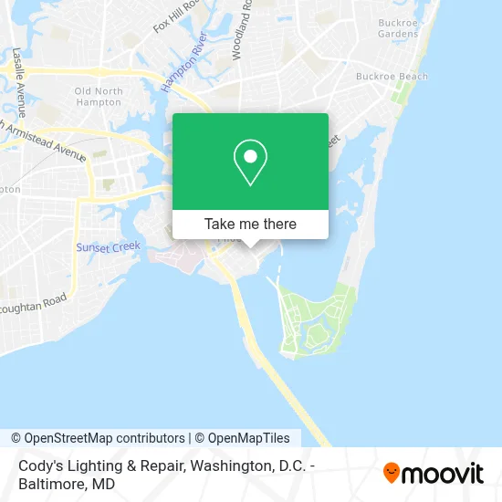 Cody's Lighting & Repair map