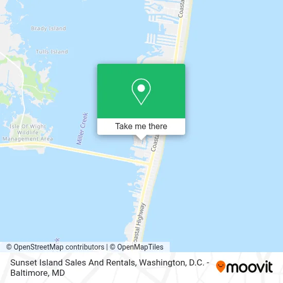 Sunset Island Sales And Rentals map