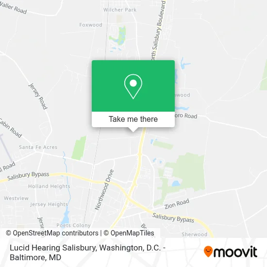 Lucid Hearing Salisbury map