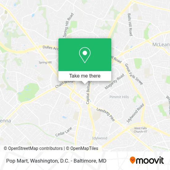 Pop Mart map