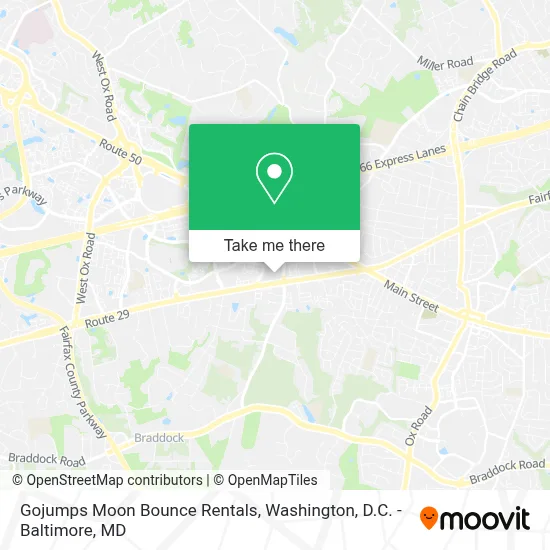 Gojumps Moon Bounce Rentals map