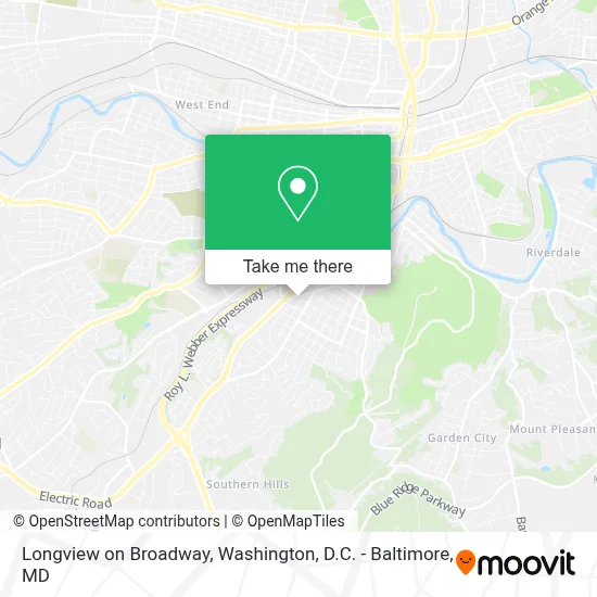 Longview on Broadway map