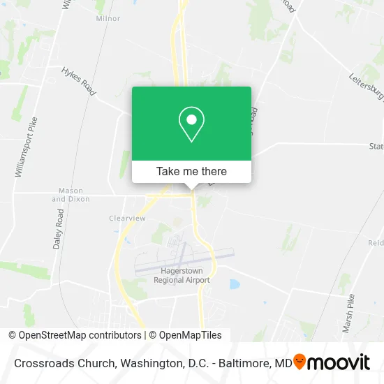 Crossroads Church map