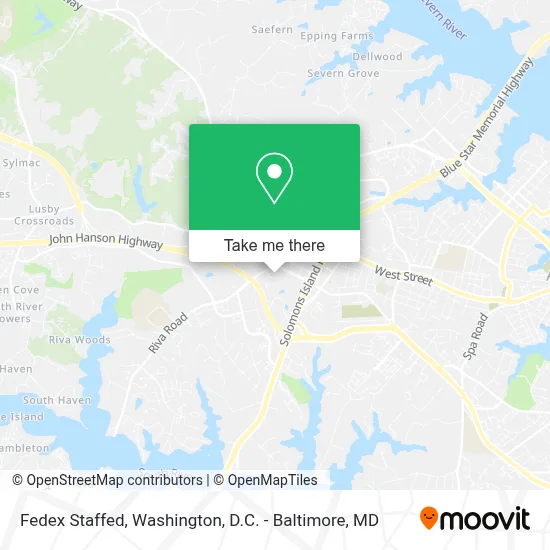Fedex Staffed map