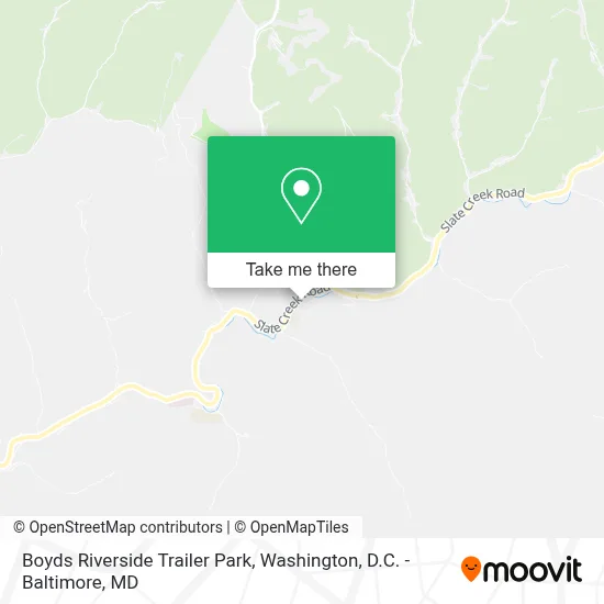 Boyds Riverside Trailer Park map