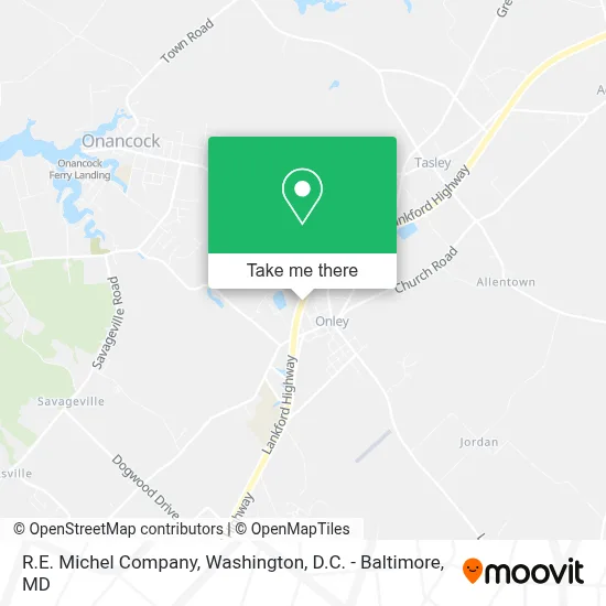 R.E. Michel Company map