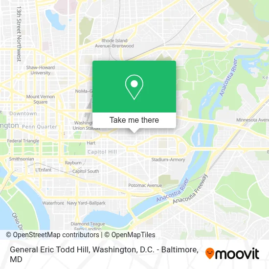 General Eric Todd Hill map