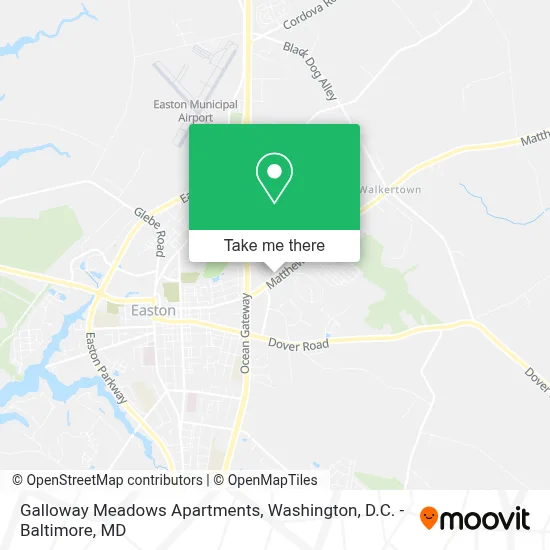 Galloway Meadows Apartments map