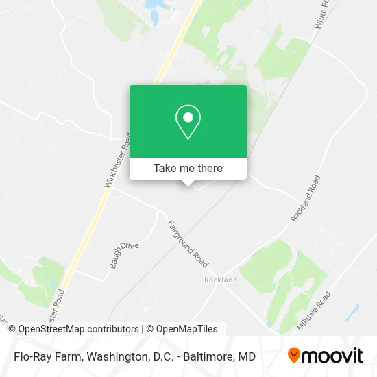 Flo-Ray Farm map