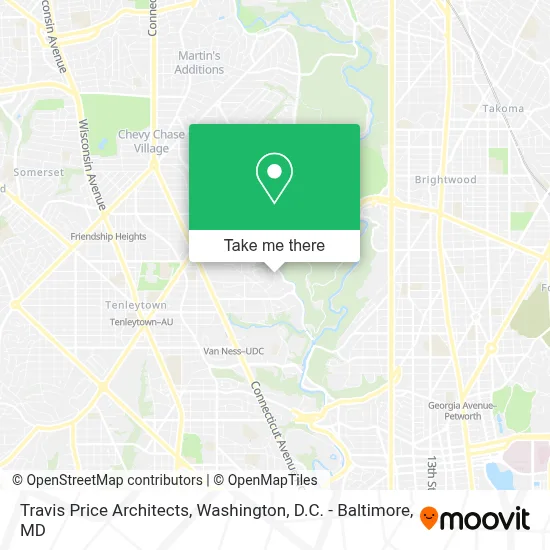 Travis Price Architects map