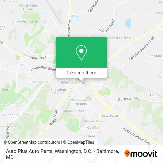 Auto Plus Auto Parts map