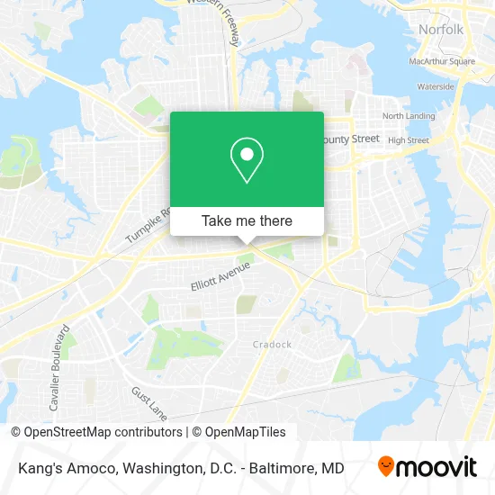 Kang's Amoco map