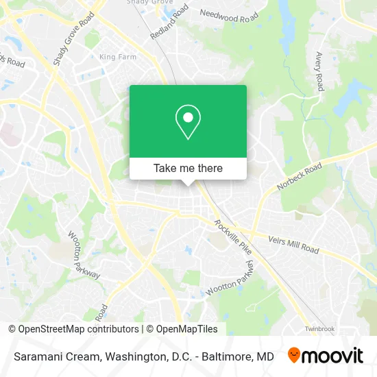 Saramani Cream map