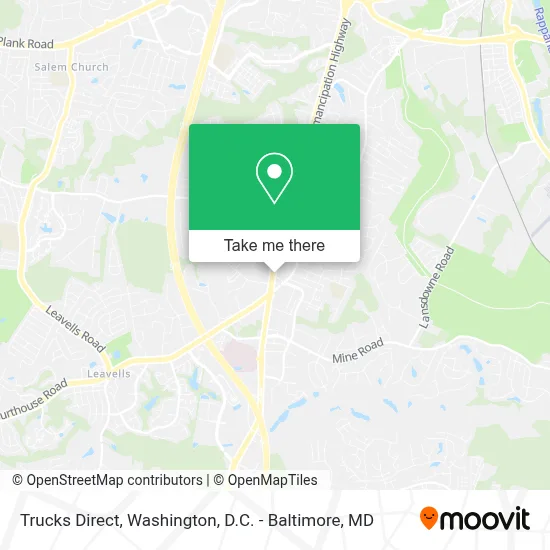 Trucks Direct map