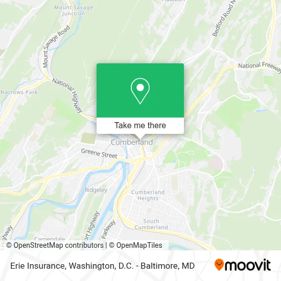 Erie Insurance map