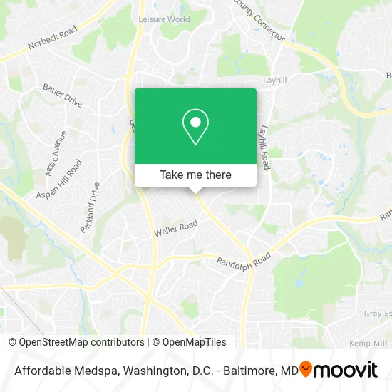 Affordable Medspa map