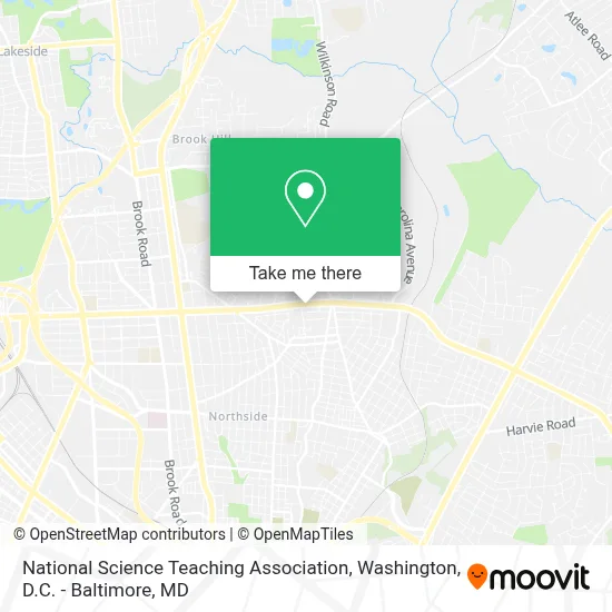 National Science Teaching Association map