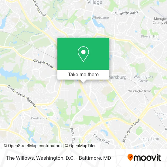 The Willows map