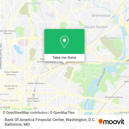 Bank Of America Financial Center map