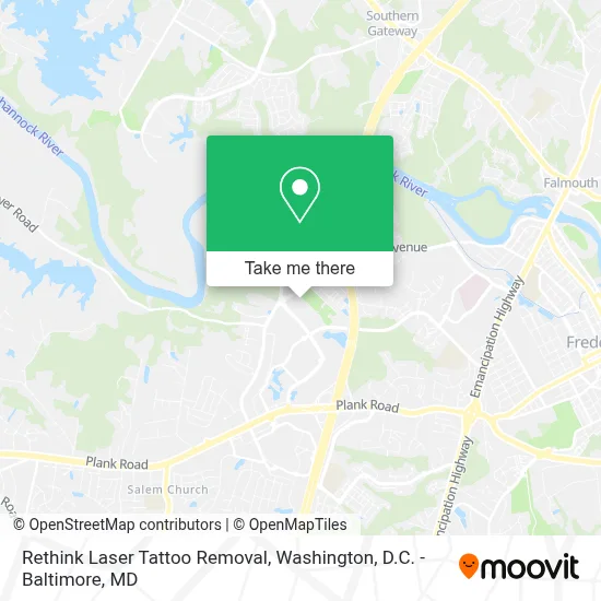 Rethink Laser Tattoo Removal map