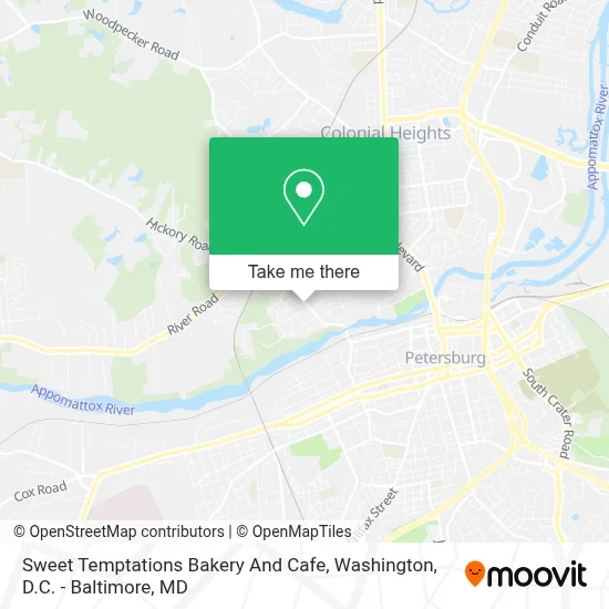 Sweet Temptations Bakery And Cafe map