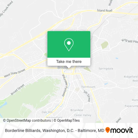 Borderline Billiards map