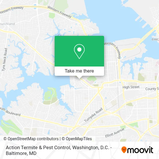 Action Termite & Pest Control map