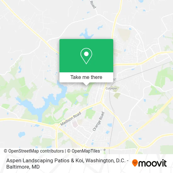 Aspen Landscaping Patios & Koi map