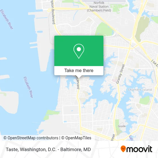 Taste map