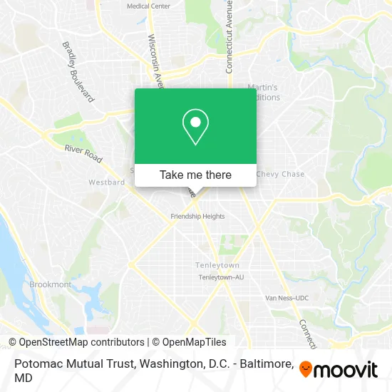 Potomac Mutual Trust map