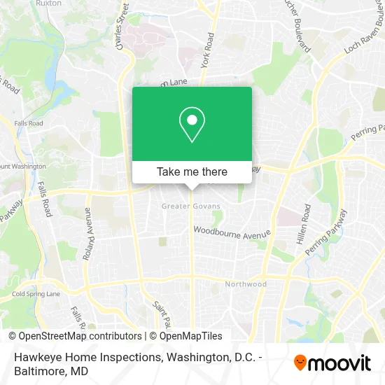 Hawkeye Home Inspections map