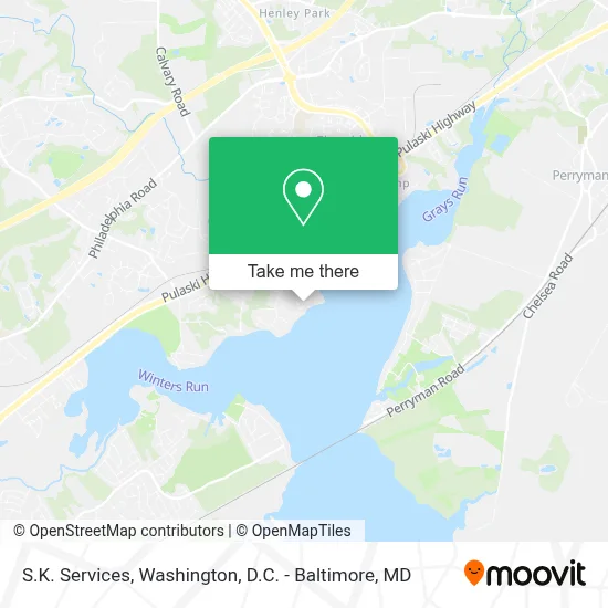 S.K. Services map