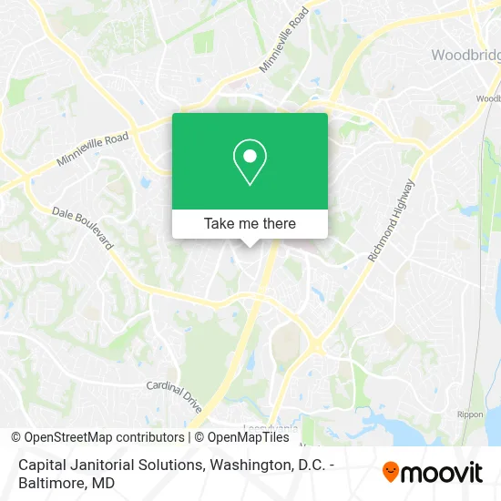 Capital Janitorial Solutions map