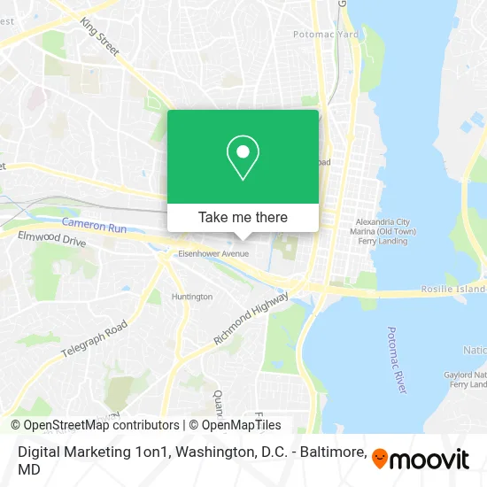 Digital Marketing 1on1 map