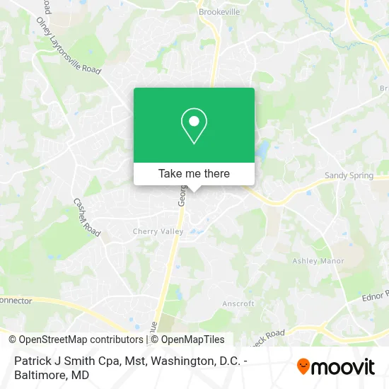 Patrick J Smith Cpa, Mst map