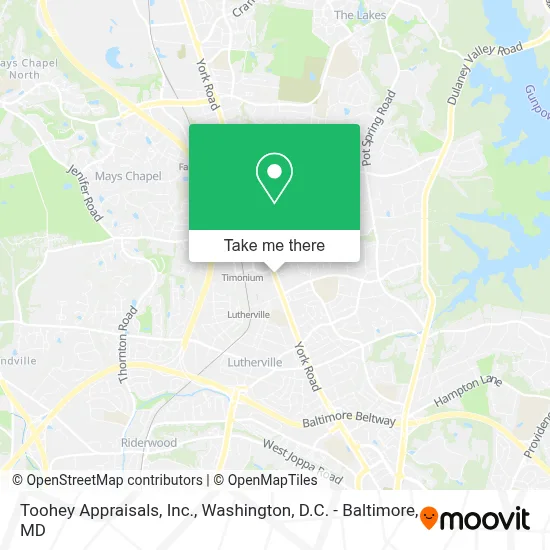Toohey Appraisals, Inc. map