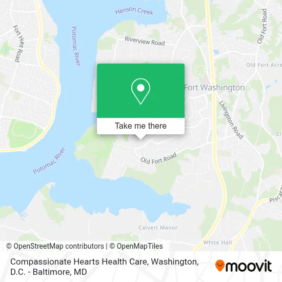 Compassionate Hearts Health Care map