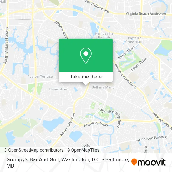 Grumpy's Bar And Grill map