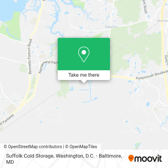 Suffolk Cold Storage map