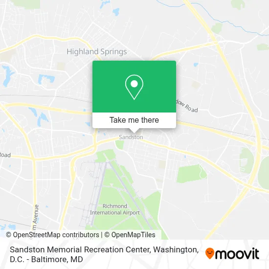 Sandston Memorial Recreation Center map